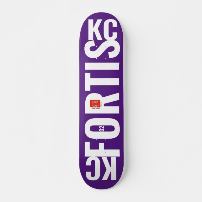 Skateboard KC FORTIS Skateboard, pont de 7¾ po (Devant)