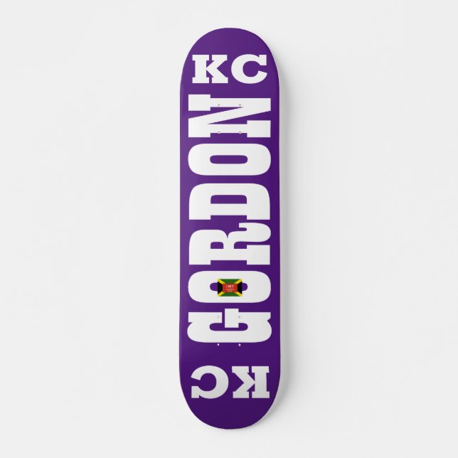 Skateboard KC GORDON Skateboard, pont de 7 ¾ po (Devant)