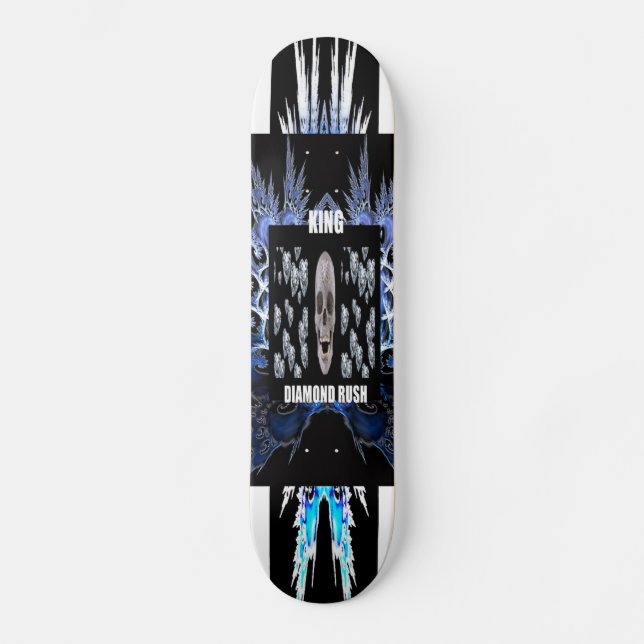 SKATEBOARD-KING DIAMOND-EILE SKATEBOARD (Vorderseite)