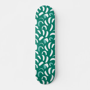 Skateboard Kiteboard Turquoise Blue Watersport Motif Designer