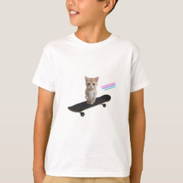 Skateboard Kitten T - Shirt