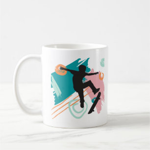 Skateboard Kleinkind-T - Shirt Kaffeetasse
