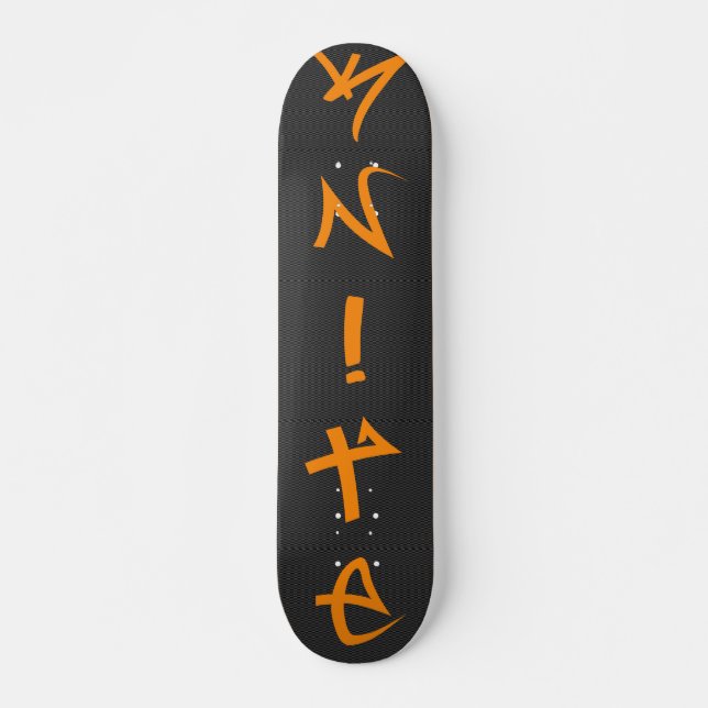 Skateboard Knite - Fibre de carbone (Devant)