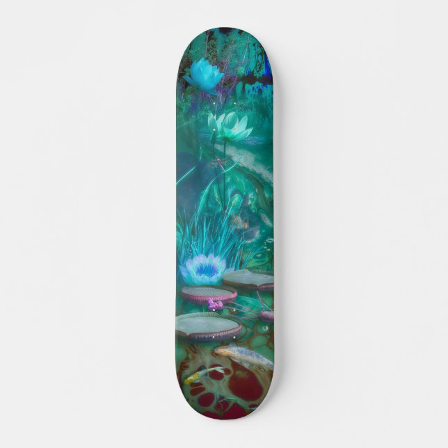 Skateboard Koi Fish "NÉ DE DRAGONFLY" (Devant)