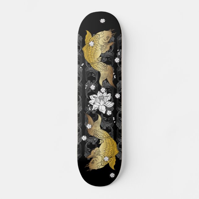 Skateboard Koi Gold (Recto)
