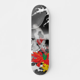 Skateboard Koi japonais traditionnel sous l'eau