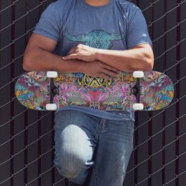 Skateboard - Kunst in der Stadtstraße