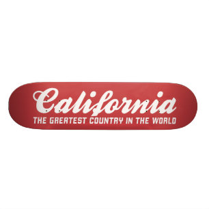 Skateboard la Californie est le plus grand pays du monde