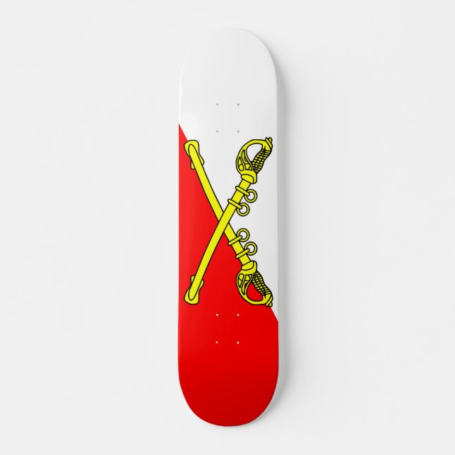 Skateboard La cavalerie font de la planche à roulettes (Devant)