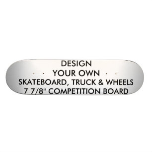 Skateboard La coutume 7 7/8" planche à roulettes de