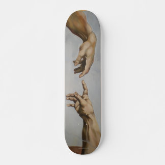 Skateboard " La création d'Adam" par Léonard de Vinci