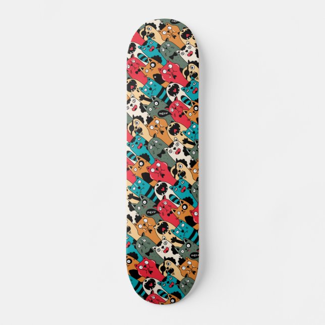 Skateboard La Crowd of cats (Recto)