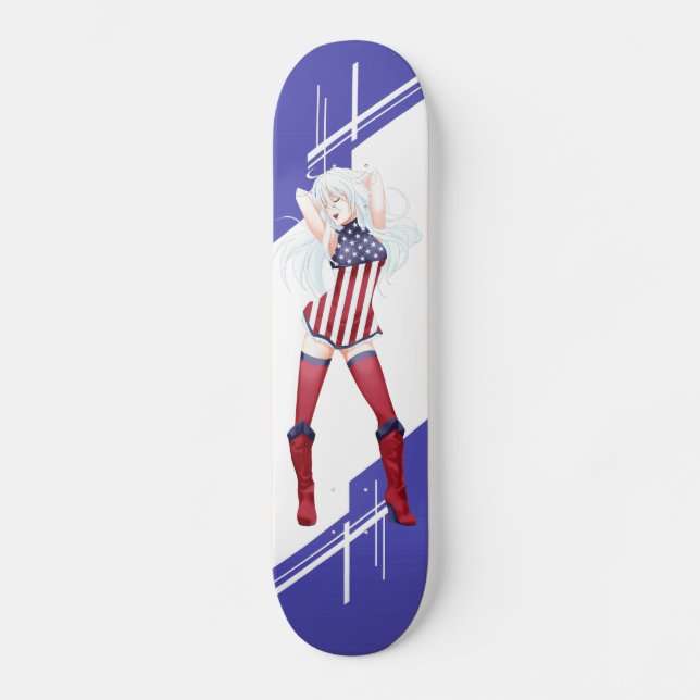 Skateboard La fille des Etats-Unis Manga s'est habillée dans (Recto)