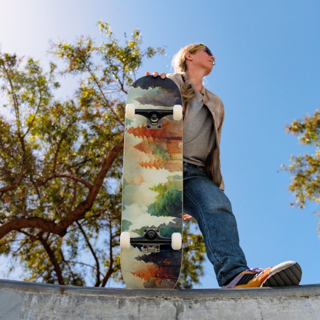 Skateboard La forêt (nature) (Extérieur 1)