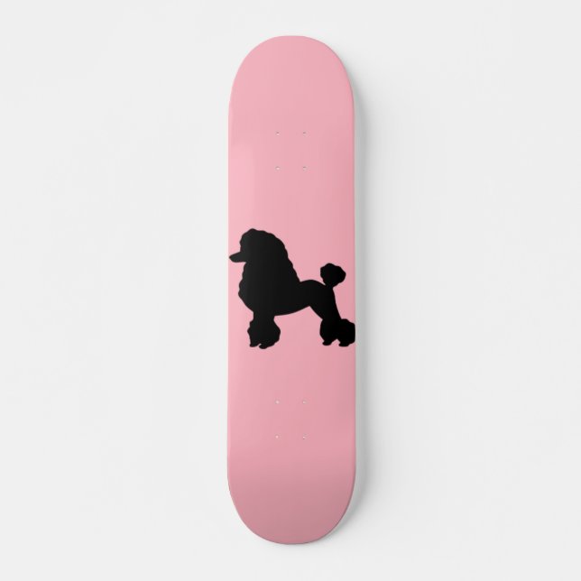 Skateboard La jupe rose de caniche a inspiré la planche à (Devant)