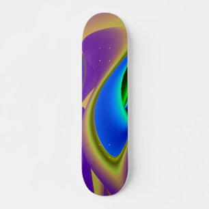 Skateboard La magie de l'été, 3D Art Abstrait