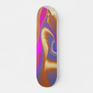 Skateboard La magie de l'été, 3D Art Abstrait