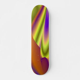 Skateboard La magie de l'été, 3D Art Abstrait
