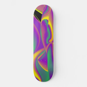 Skateboard La magie des couleurs, Rainbowart 3D Abstrait