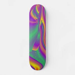 Skateboard La magie des couleurs, Rainbowart 3D Abstrait