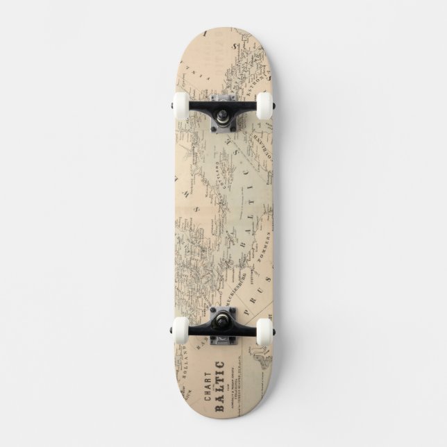 Skateboard La mer baltique (Recto)