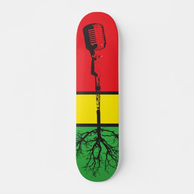 SKATEBOARD LA "MIC S'ENRACINE " (Devant)