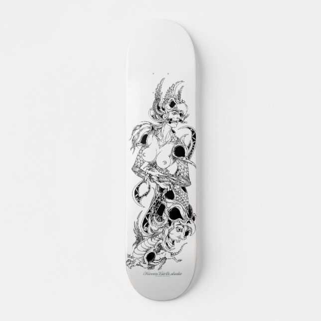 Skateboard la mort d'âme d'oiseau (Devant)