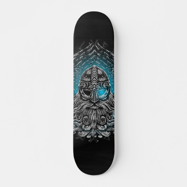 Skateboard La mythologie le Valhöll de Viking de corbeaux (Devant)