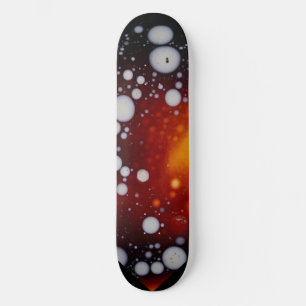 Skateboard La naissance des étoiles dans un liquide Abstrait