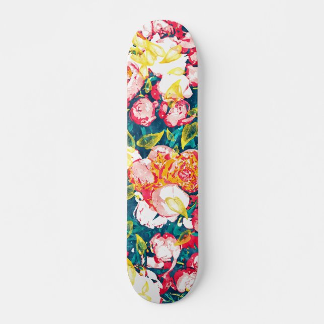 Skateboard La nature sourit en fleurs (Devant)