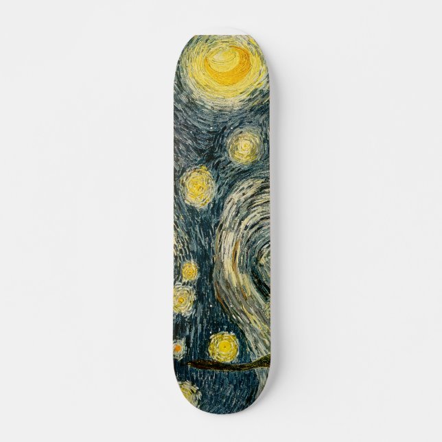Skateboard La nuit étoilée de Vincent van Gogh (1889) (Devant)