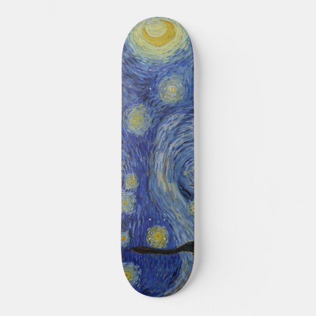 Skateboard La Nuit étoilée (Vincent van Gogh) (Art célèbre) (Recto)