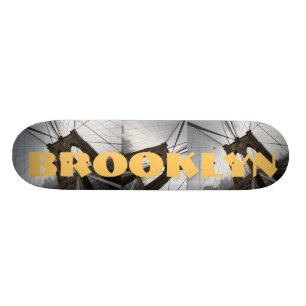 Skateboard La planche à roulettes de Brooklyn pont les toile