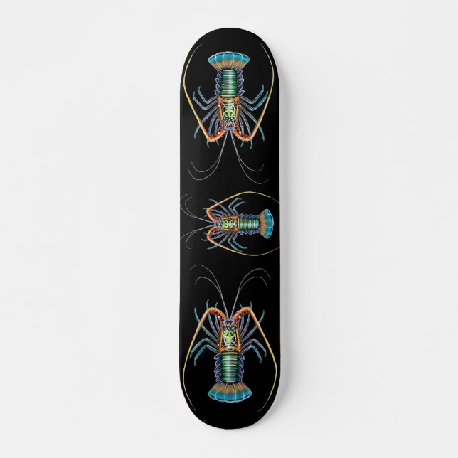 Skateboard La planche à roulettes de langouste (Devant)