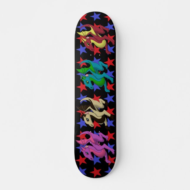 Skateboard La planche à roulettes des enfants de dragon (Devant)