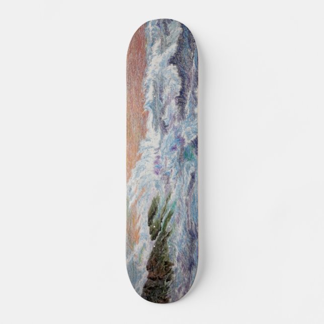 Skateboard La planche à roulettes saine de Jura (Recto)