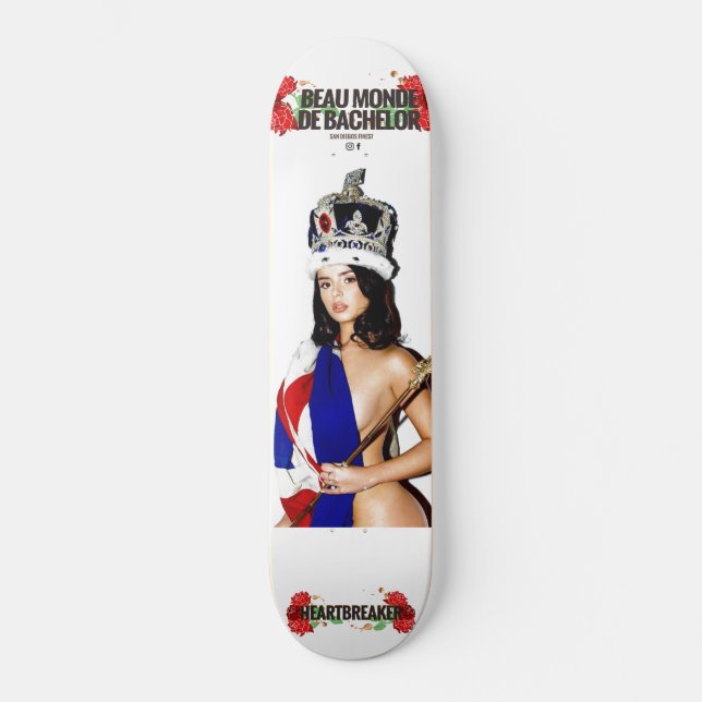 Skateboard La Reine de briser des coeurs (Recto)