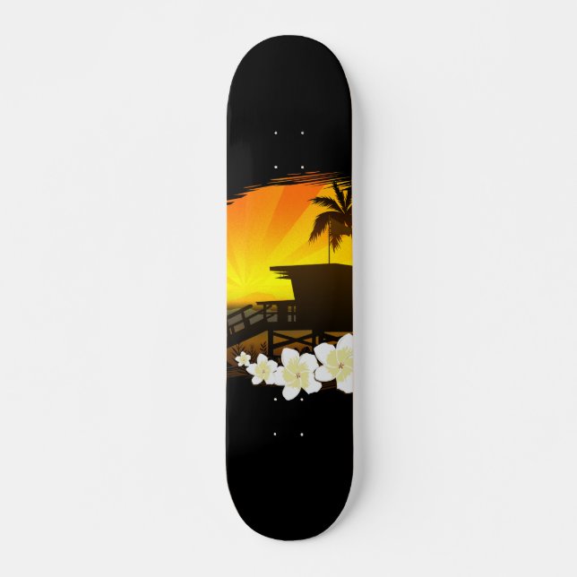 Skateboard La Vie Plage (Devant)