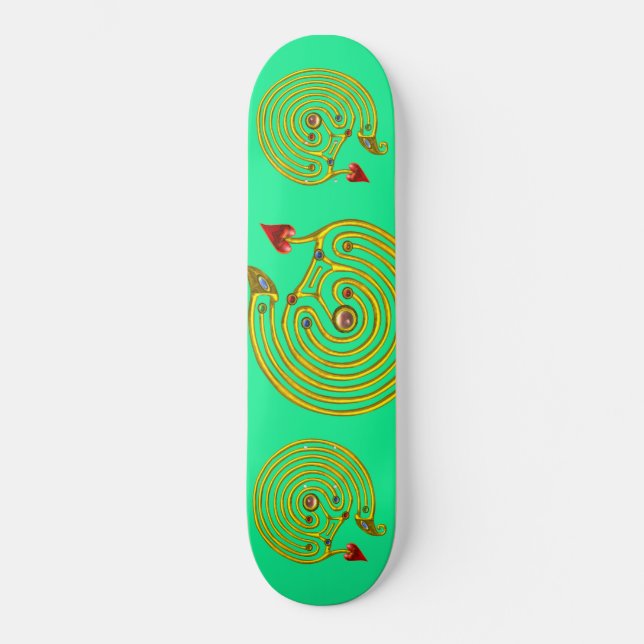 Skateboard LABYRINTH HYPER, vert (Recto)