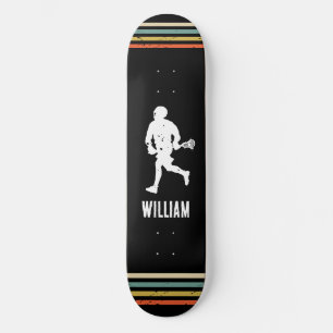 Skateboard Lacrosse vintage personnalisée