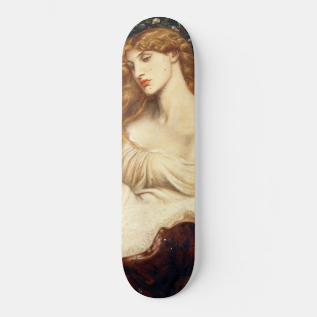 Skateboard Lady Lilith (Beauté étonnante avec cheveux rouges  (Recto)