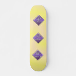 Skateboard Lady on Board Skate