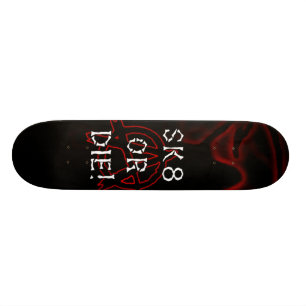 Skateboard L'anarchie Sk8 ou meurent infrarouge