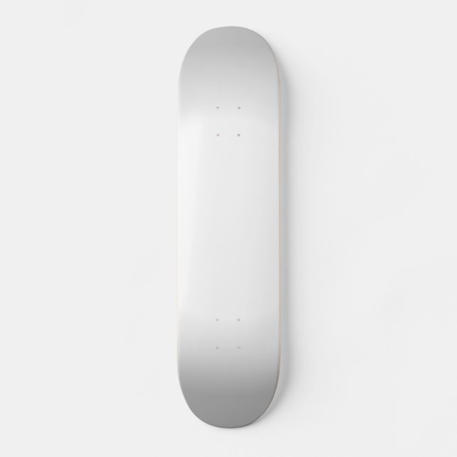 Skateboard L'argent et le radial blanc se fanent (Recto)