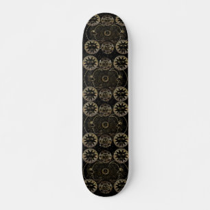 Skateboard L'art de l'astronomie céleste Golden Sun Moon
