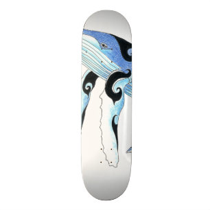 Skateboard L'art tribal des baleines à bosse