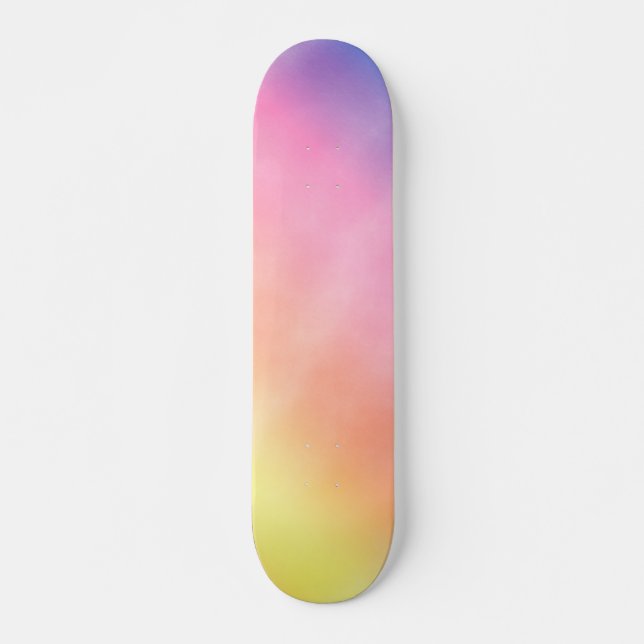 Skateboard Laver arc-en-ciel dégradé (Devant)