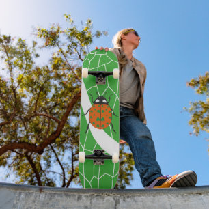 Skateboard Le Bug Le Plus Chanceux Dans La Version Du Cercle 