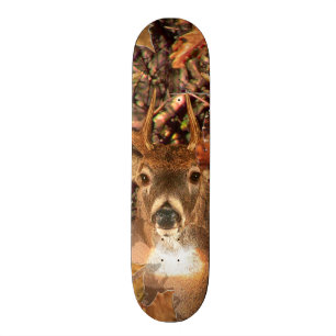 Skateboard Le Cerf de queue blanc de Camo Fall