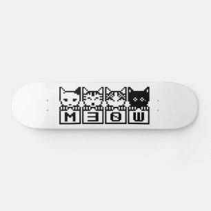 SKATEBOARD LE CHATS M30W 8 BITS